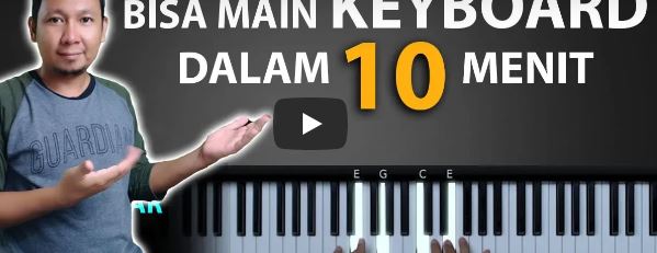 Belajar Keyboard 10 menit Bisa mengiring lagu | Belajar Piano Keyboard
